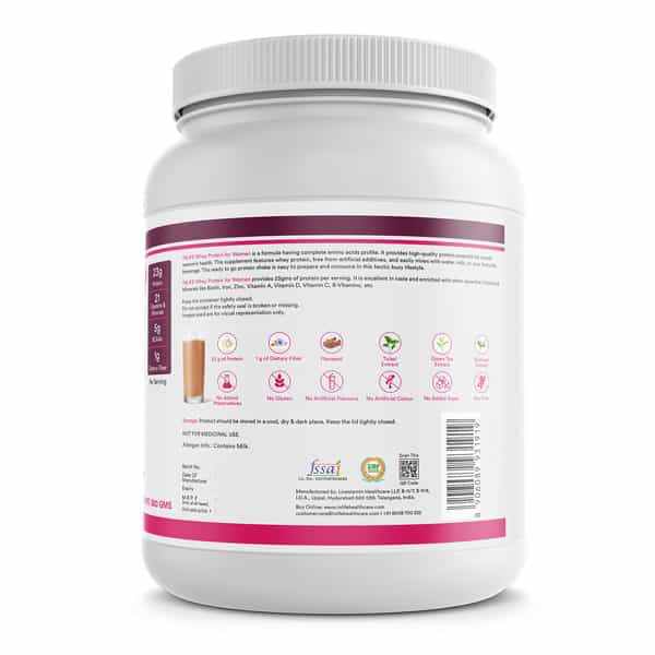 Inlife Whey Protein Powder For Women Ayurvedic Herbs With Weight Management And Hsn (500G Chocolate)