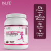 Inlife Whey Protein Powder For Women Ayurvedic Herbs With Weight Management And Hsn (500G Chocolate)