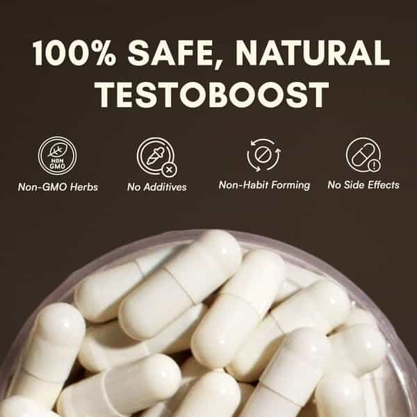 Rasayanam Testoboost For Men | Shilajit | Ashwagandha & Safed Musli (60 Capsules | Pack Of 1)