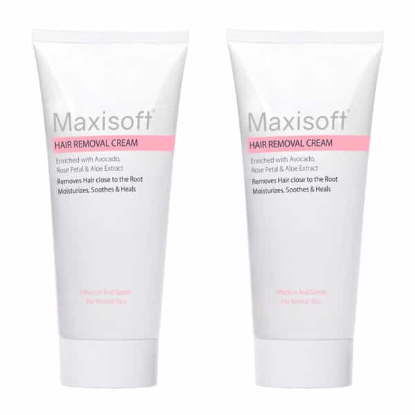 Maxisoft Hair Removal Cream | For Normal Skin | Tube | 60 Gm | Pack Of 2