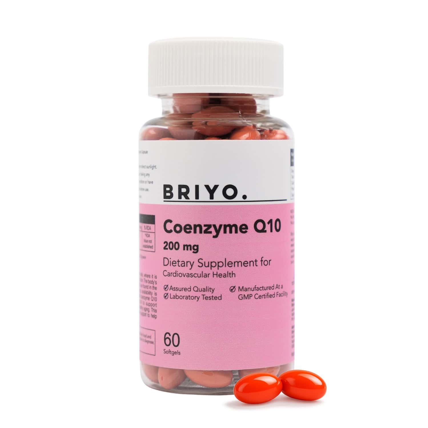 Briyosis Coenzyme Q10 200mg 60 Softgel Capsules