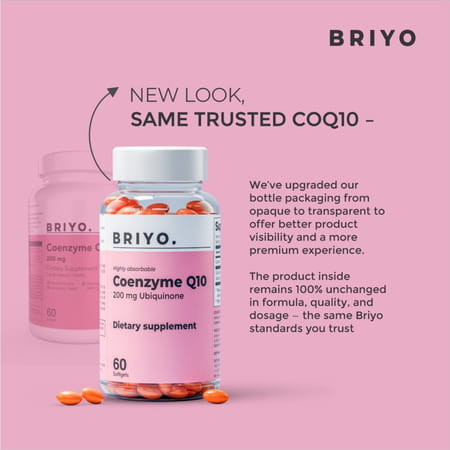 Briyosis Coenzyme Q10 200mg 60 Softgel Capsules