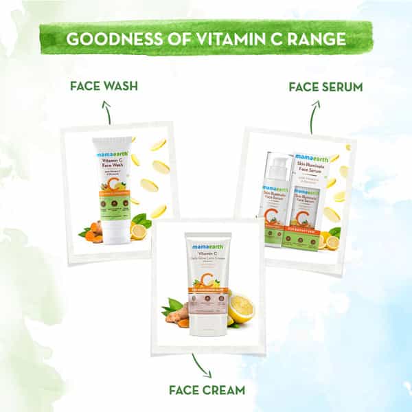 Mamaearth Vitamin C Daily Glow Lumi Cream With Vitamin C & Turmeric For Moisturizing Glow (30 Gm)