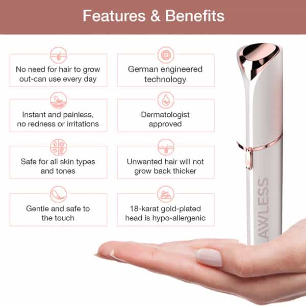 Finishing Touch Flawless Finishing Touch Face White Hair Removal Kit