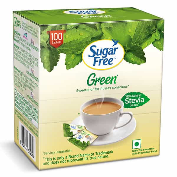 Sugar Free Green With Stevia Powder 0.75G | 100 Sachets