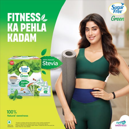 Sugar Free Green With Stevia Powder 0.75g | 100 Sachets