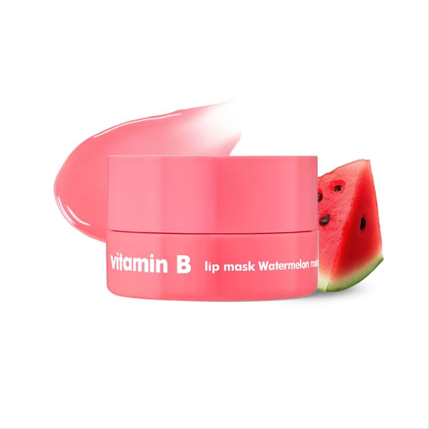 The Face Shop Vitamin B Tinted Overnight Lip Balm | Watermelon | Shea Butter | Soft Pink Lips - 14g
