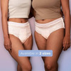 Nua Overnight Disposable Period Panties | M - L | 360 Degree Coverage Sanitary Pad (Pack Of 5)