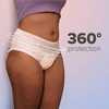 Nua Overnight Disposable Period Panties | M - L | 360 Degree Coverage Sanitary Pad (Pack Of 5)