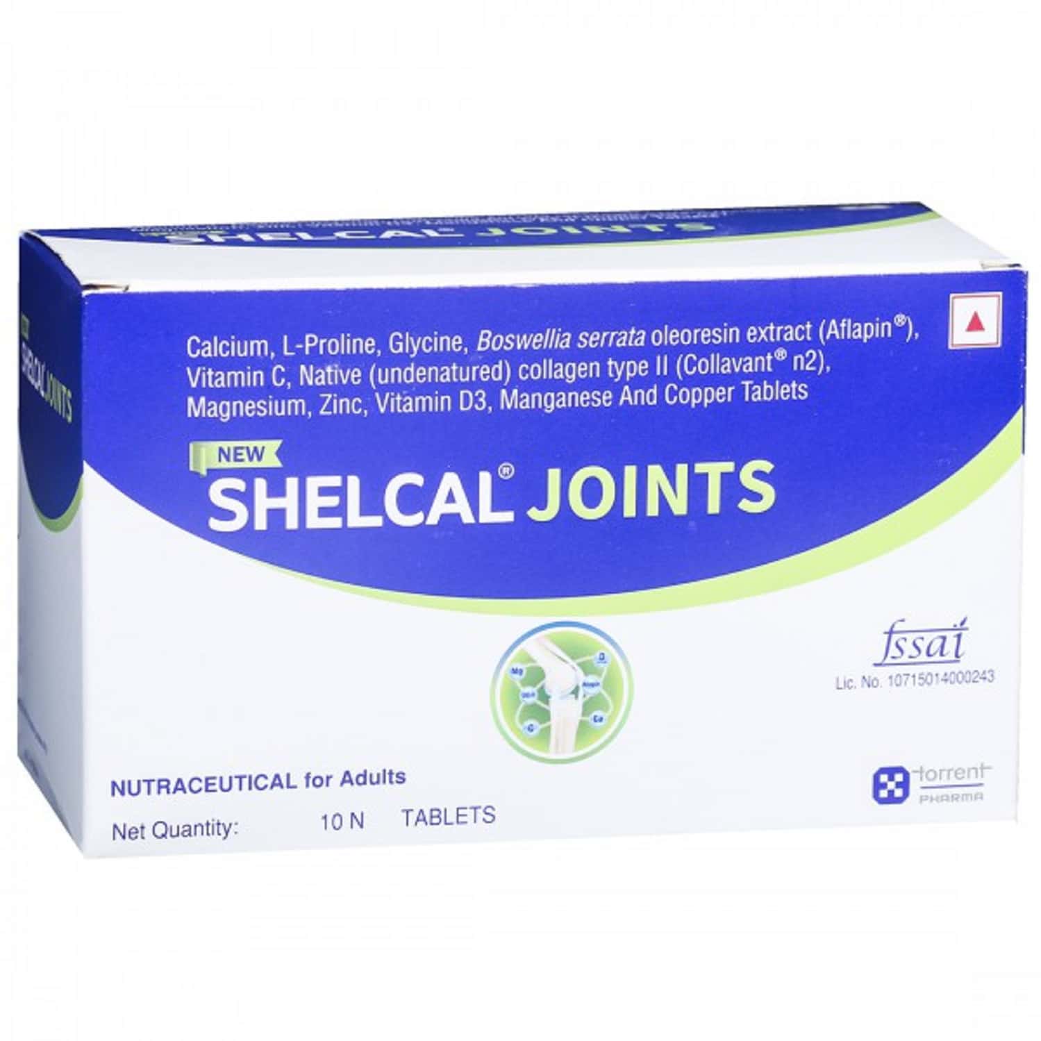 New Shelcal Joints Strip Of 10 Tablets