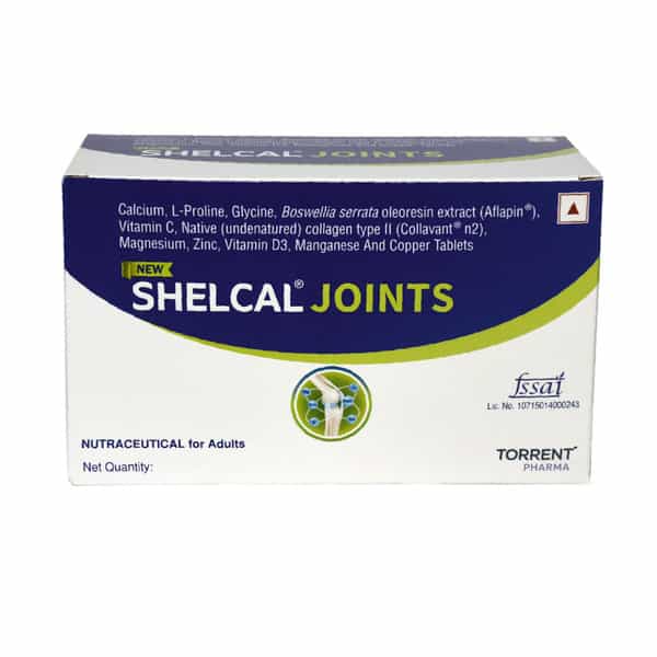 New Shelcal Joints Strip Of 10 Tablets
