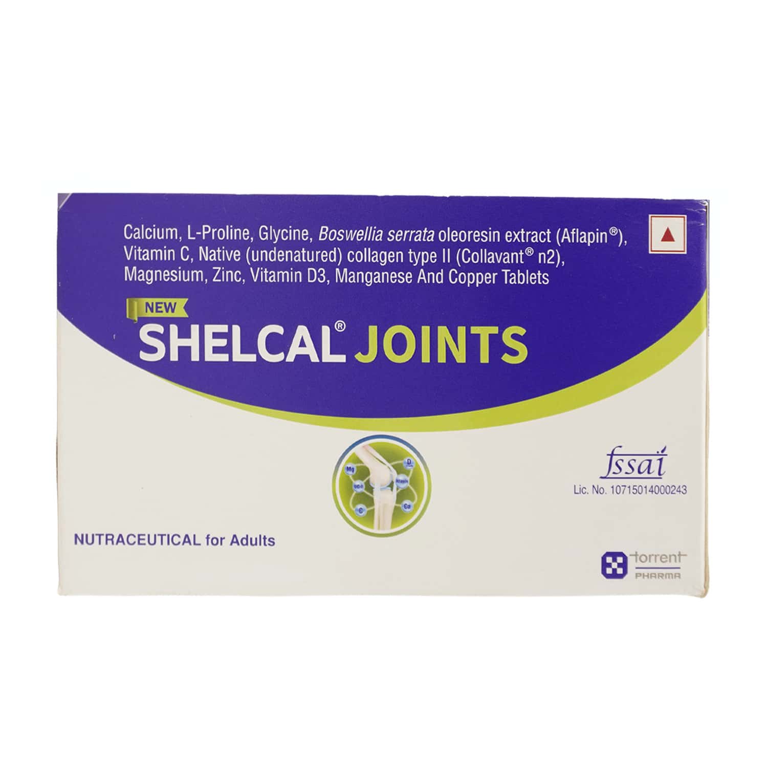 New Shelcal Joints Strip Of 10 Tablets