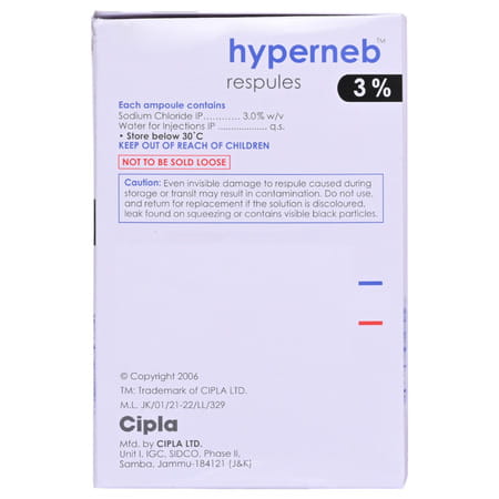 Hyperneb 3% Respules 4 Ml