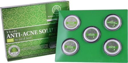 Khadi Natural Anti-Acne Solutions Mini Facial Kit 75 Gm