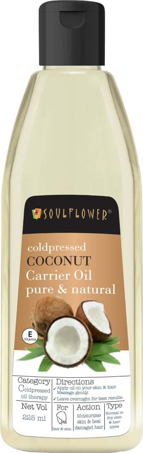 Soulflower Coldpressed Coconut Carrier Oil 225ml