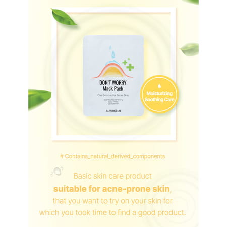 A.c Promise Line Don't Worry Mask Pack