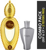 Ajmal Wisal Dhahab Edp 50Ml Perfume For Men And Colaba Mukhallat Cp Attar 14Ml For Unisex
