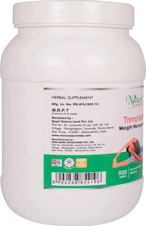 Naturz Ayurveda Trimoherbo - 900 Tablets
