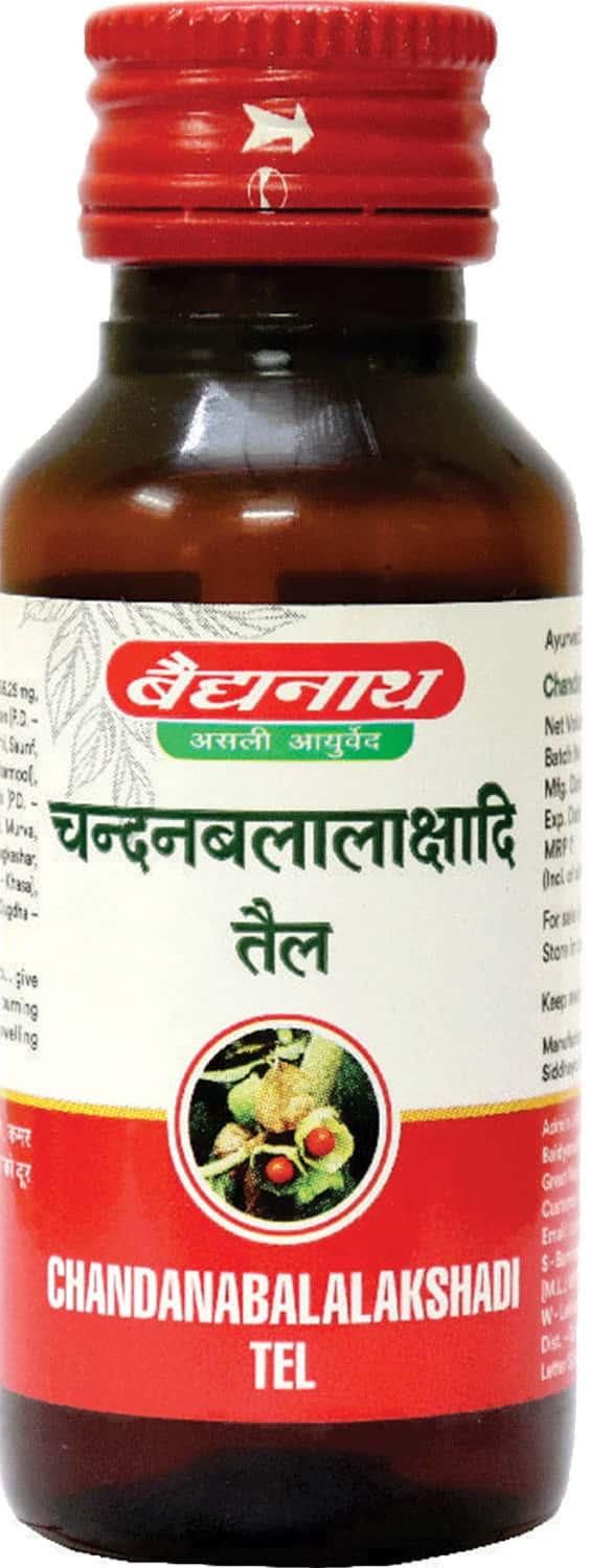 Baidyanath Asli Ayurved Chandanbala Laxadi Tel 5 Oil Ayurvedic Massage Oil For Backache & Joint Pain