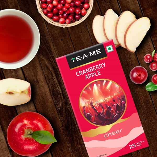 Te-A-Me Cranberry Apple Tea - 25 Tea Bags