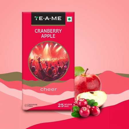 Te-A-Me Cranberry Apple Tea - 25 Tea Bags