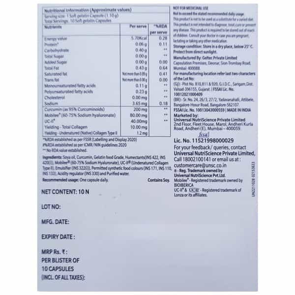 Collaflex Pro Plus | For Joint Health | 10 Softgel Capsules