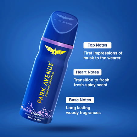 Park Avenue Storm Perfume For Men Fresh Long Lasting Fragrance 100g/150 Ml