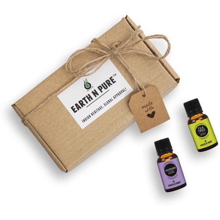 Earth N Pure Rose & Tea Tree Essential Oils | Pack Of 2 (15 Ml Each)More (30 Ml)