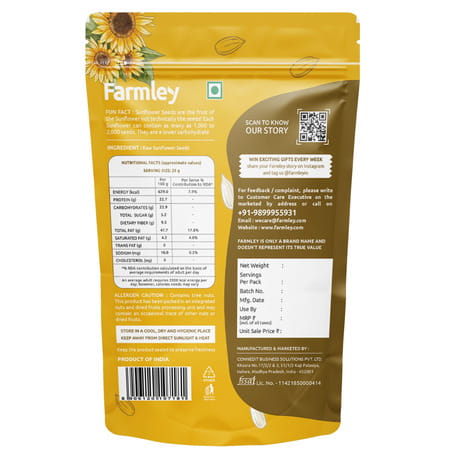 Farmley Premium Sunflower Seeds 200 G