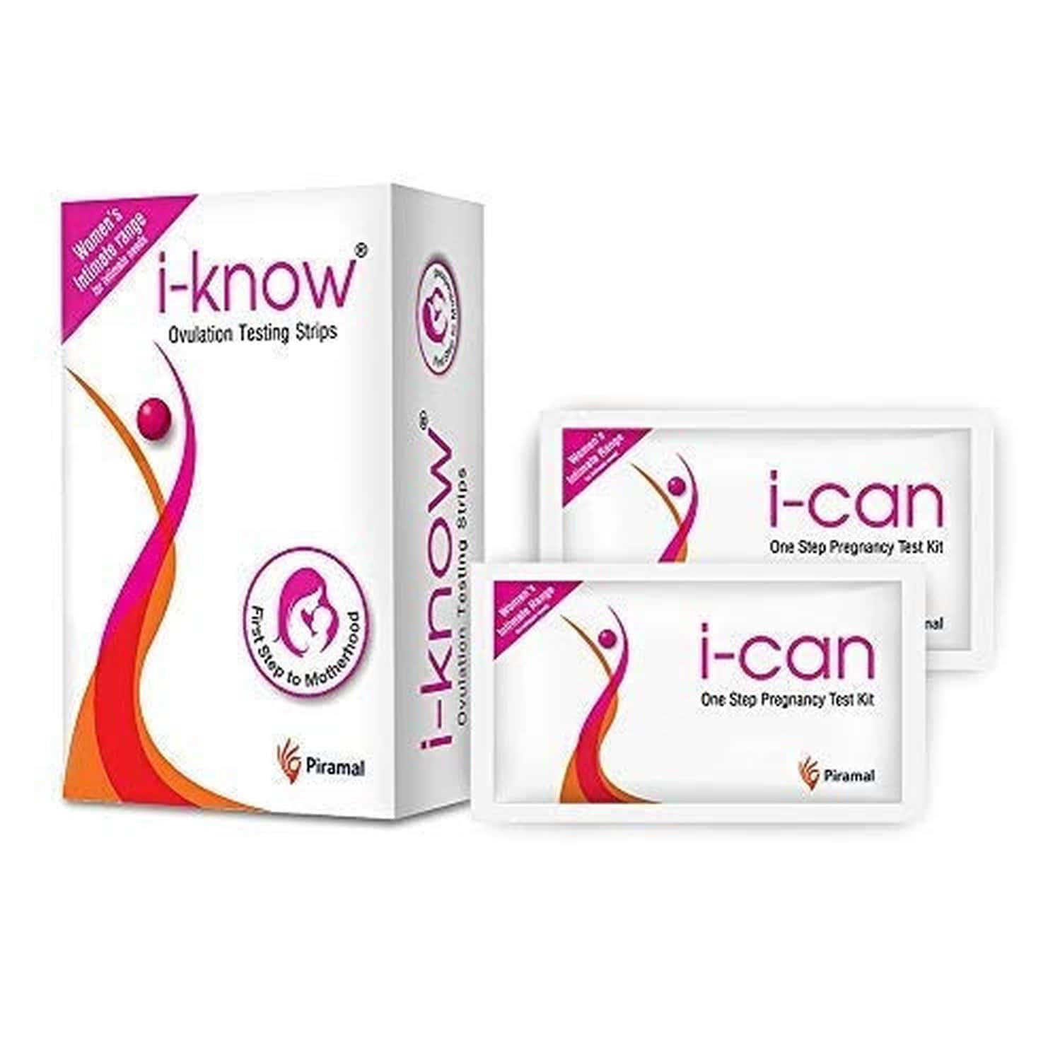 I-Know Ovulation Detection Kit + I-Can Pregnancy Test Device 2 Units (Combo Pack)