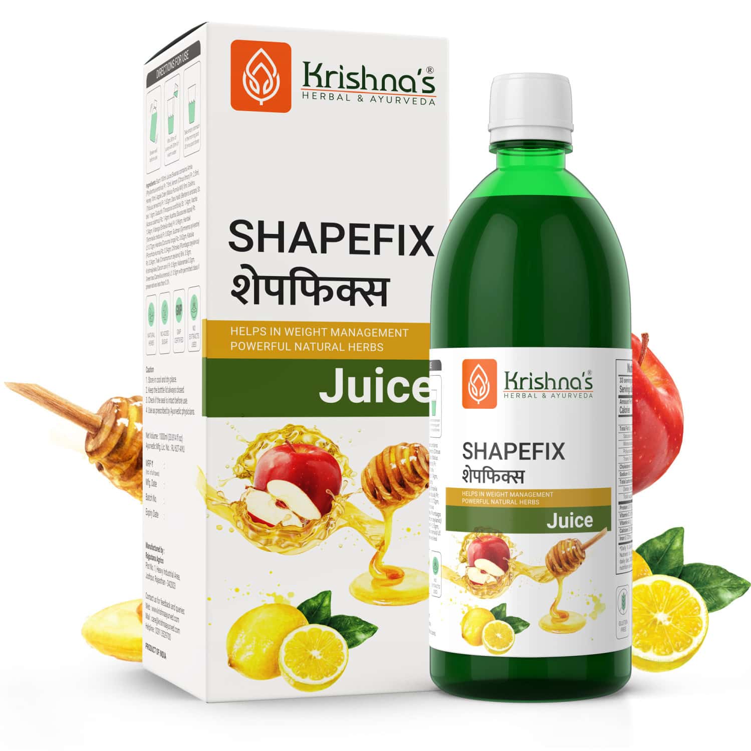 Krishna's Shape Fix Juice - 1l