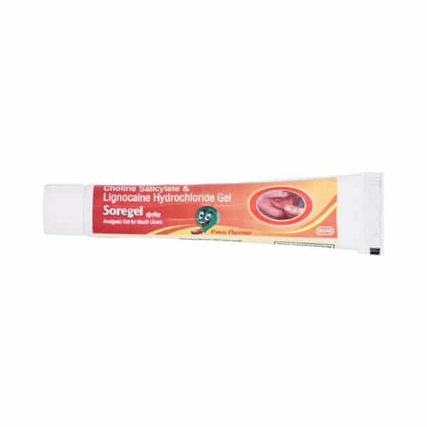 Soregel Paan Flavour Analgesic Gel For Mouth Ulcers 10 Gm