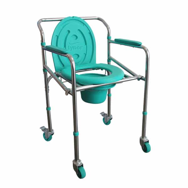 Buy TYNOR COMMODE CHAIR WITH WHEELS Online & Get Upto 60 OFF at PharmEasy