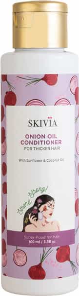 Skivia Onion Oil Conditioner With Sunflower & Coconut Oil - Protects From Damage (100 Ml)