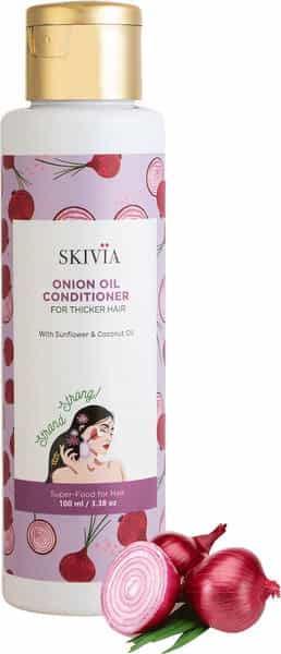 Skivia Onion Oil Conditioner With Sunflower & Coconut Oil - Protects From Damage (100 Ml)