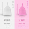 Pee Safe Period Care Combo- Menstrual Cup (Small) & Intimate Wash Women 105 Ml