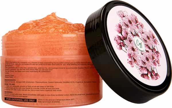 Cgg Cosmetics Japanese Cherry Blossom Gel Exfoliating Body Scrub-250Gm