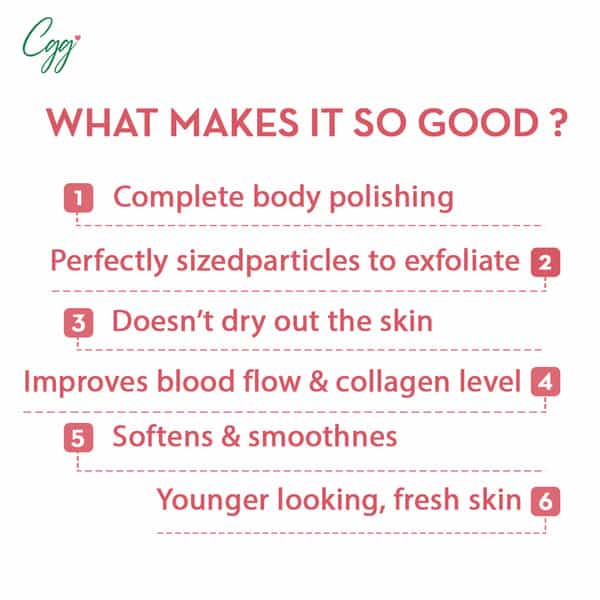 Cgg Cosmetics Japanese Cherry Blossom Gel Exfoliating Body Scrub-250Gm