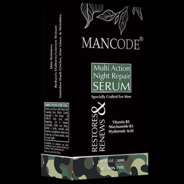 Mancode Multi Action Night Repair Serum (30Ml)