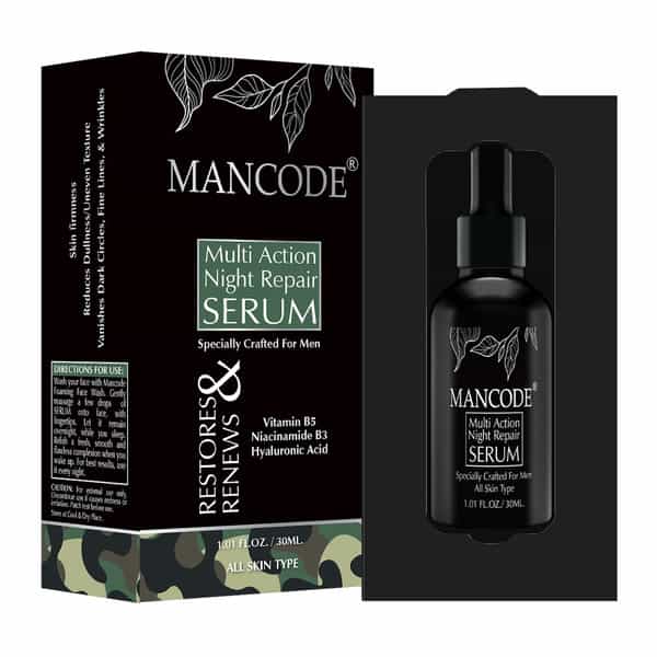 Mancode Multi Action Night Repair Serum (30Ml)