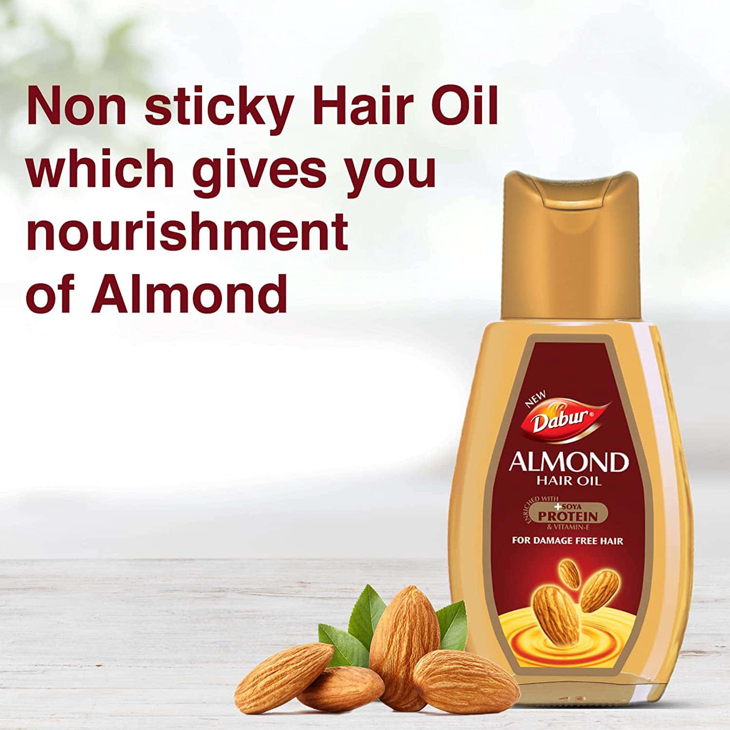 Buy DABUR ALMOND HAIR OIL WITH SOYA PROTEIN & 10X VITAMINE 500ML Online & Get Upto 60 OFF at