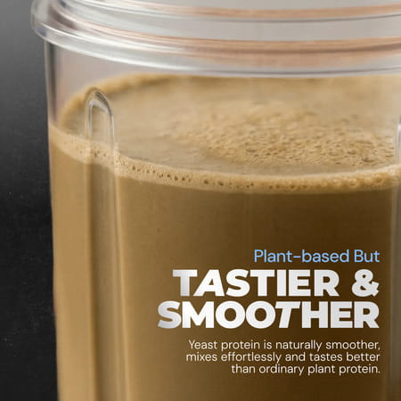 Nutrabay Yeast Protein Powder Cold Coffee 25g Protein & 6.7g Bcaa Per Scoop Sachet 40 Gm