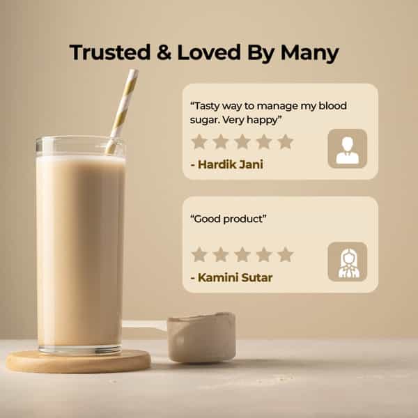 Pharmeasy Diabetic Protein Powder - French Vanilla - Jar | 400 Gm (5 Gm Protein/Serving)