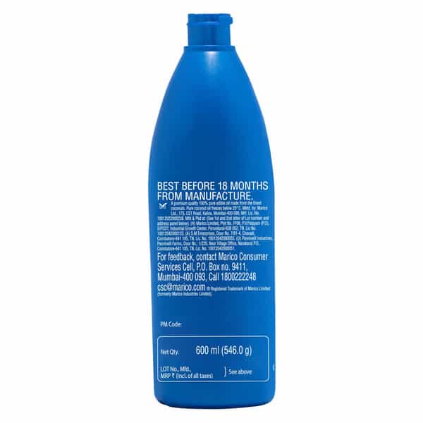 Parachute Coconut Oil 600 Ml - Bottle