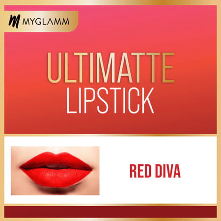 Myglamm Ultimatte Long Stay Matte Liquid Lipstick-Red Diva