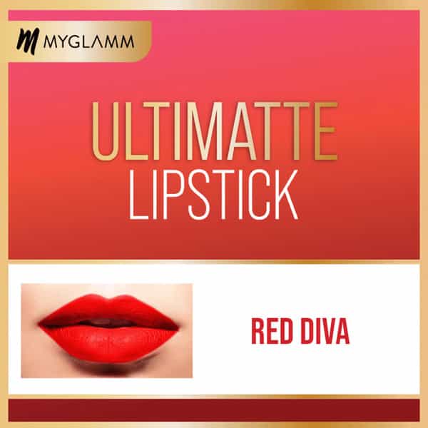 Myglamm Ultimatte Long Stay Matte Liquid Lipstick-Red Diva