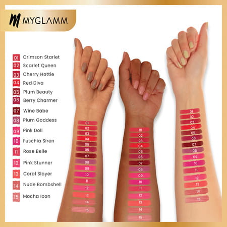 Myglamm Ultimatte Long Stay Matte Liquid Lipstick-Red Diva