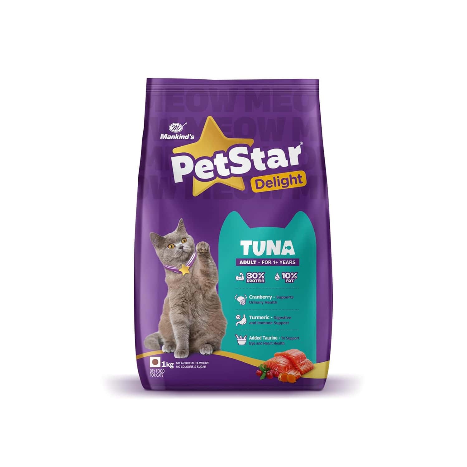 Petstar Adult Cat Food Tuna Flavour (1 Kg)