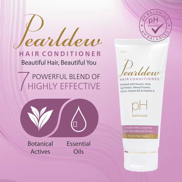 Pearldew Hair Conditioner 100 Ml | With Keratin & Aloe Vera | Paraben Free (Pack Of 4)