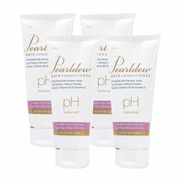 Pearldew Hair Conditioner 100 Ml | With Keratin & Aloe Vera | Paraben Free (Pack Of 4)